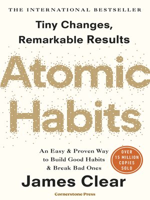 cover image of Atomic Habits: the life-changing million-copy #1 bestseller